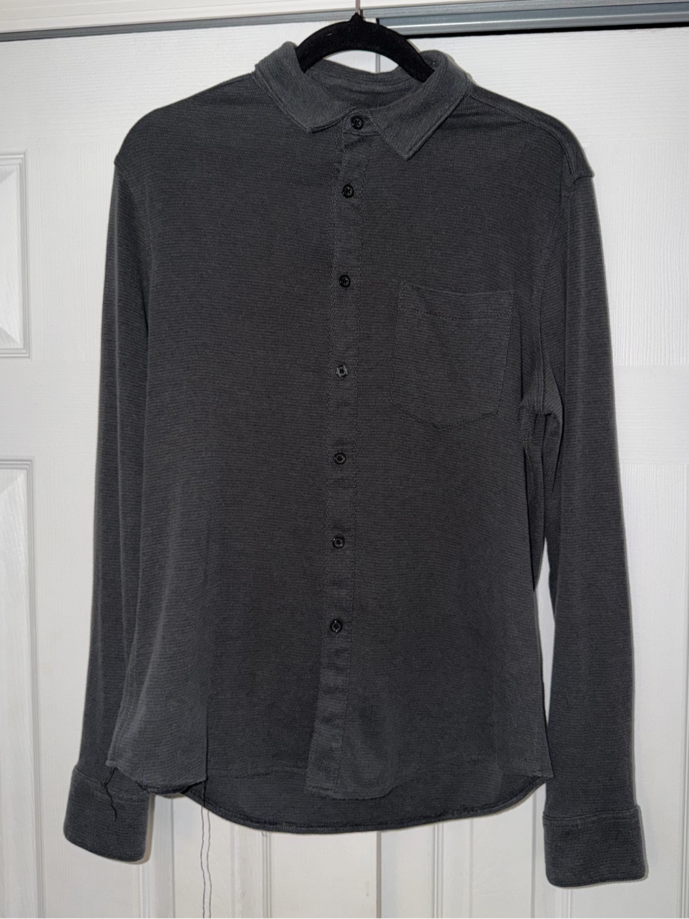 Apt. 9 Men's Long-Sleeve Button-Down Shirt - Charcoal Gray